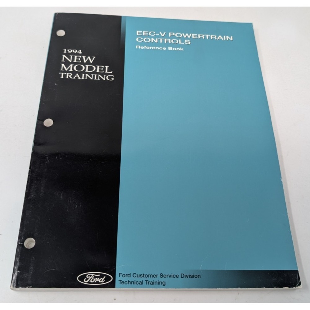 1994 OEM Ford EEC-V Powertrain Controls Reference Book New Model Training Manual